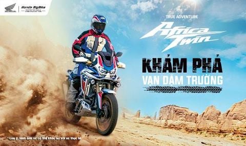 Honda Việt Nam chính thức giới thiệu chiến binh đường trường hoàn toàn mới Africa Twin