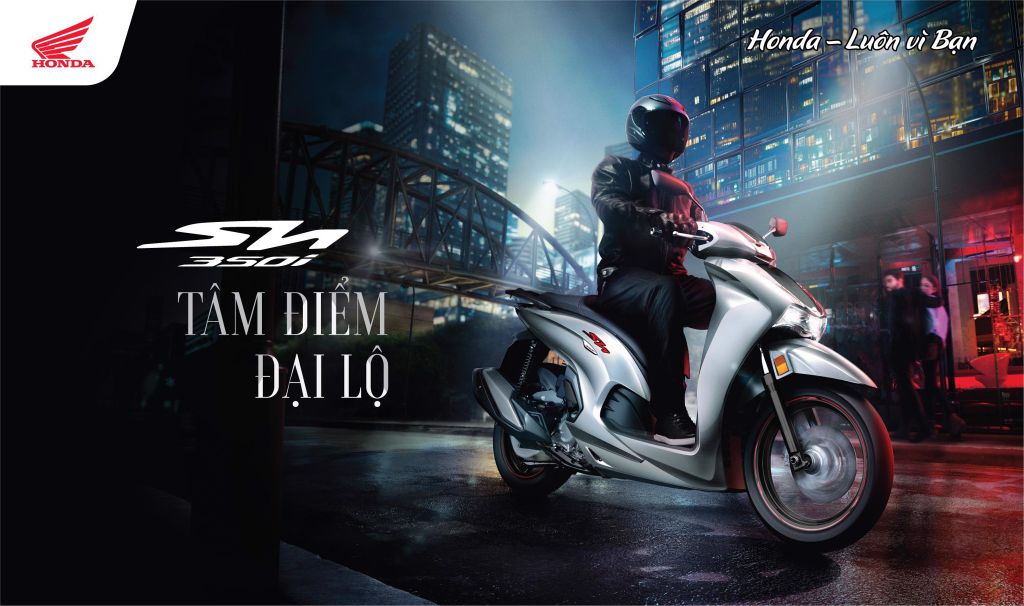 Honda Việt Nam chính thức giới thiệu mẫu xe ga cao cấp hoàn toàn mới SH350i