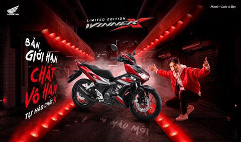 Honda Việt Nam giới thiệu phiên bản màu giới hạn cho siêu phẩm WINNER X - “Bản giới hạn – Chất vô hạn”