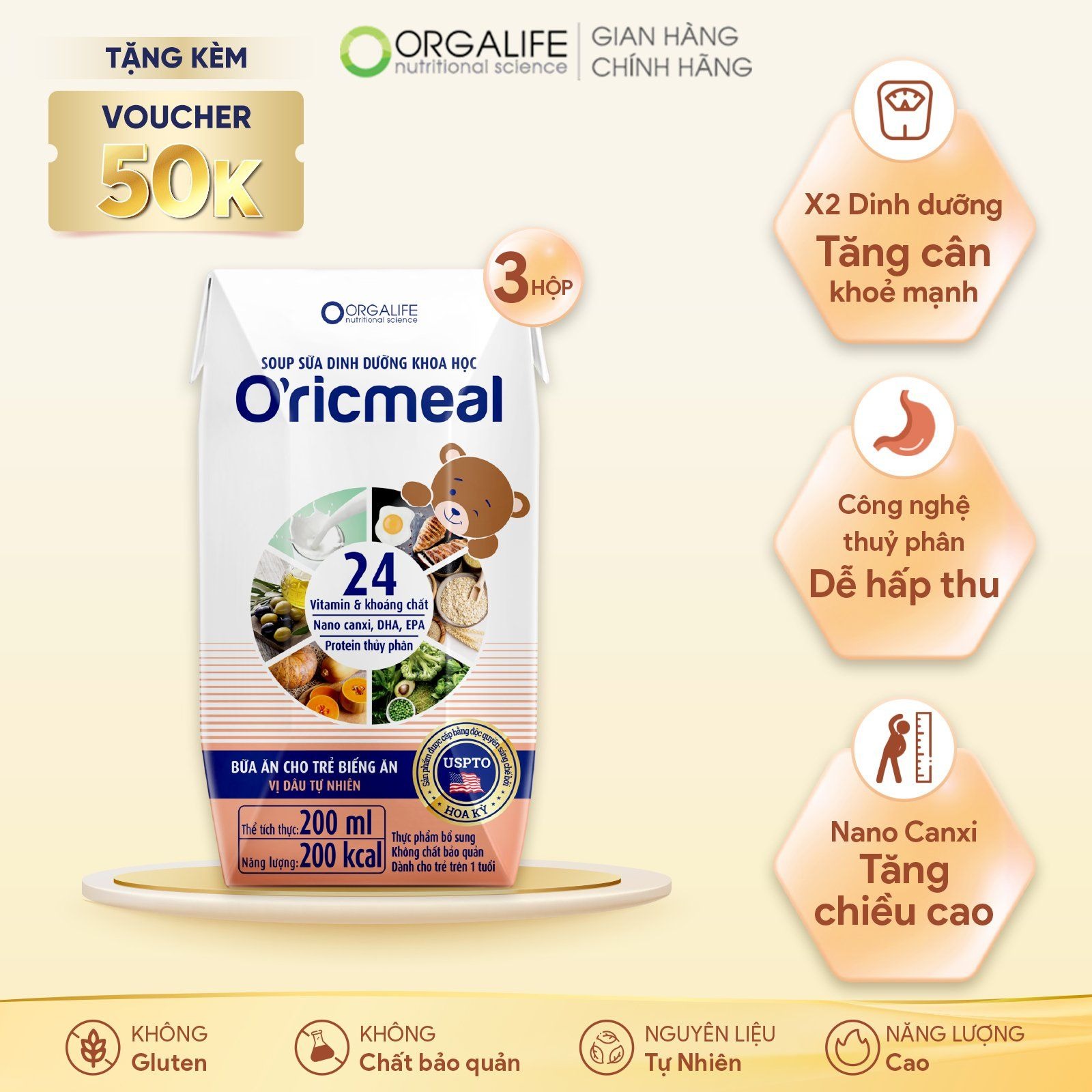 O'ricmeal - Soup Dinh Dưỡng Cho Trẻ Biếng Ăn