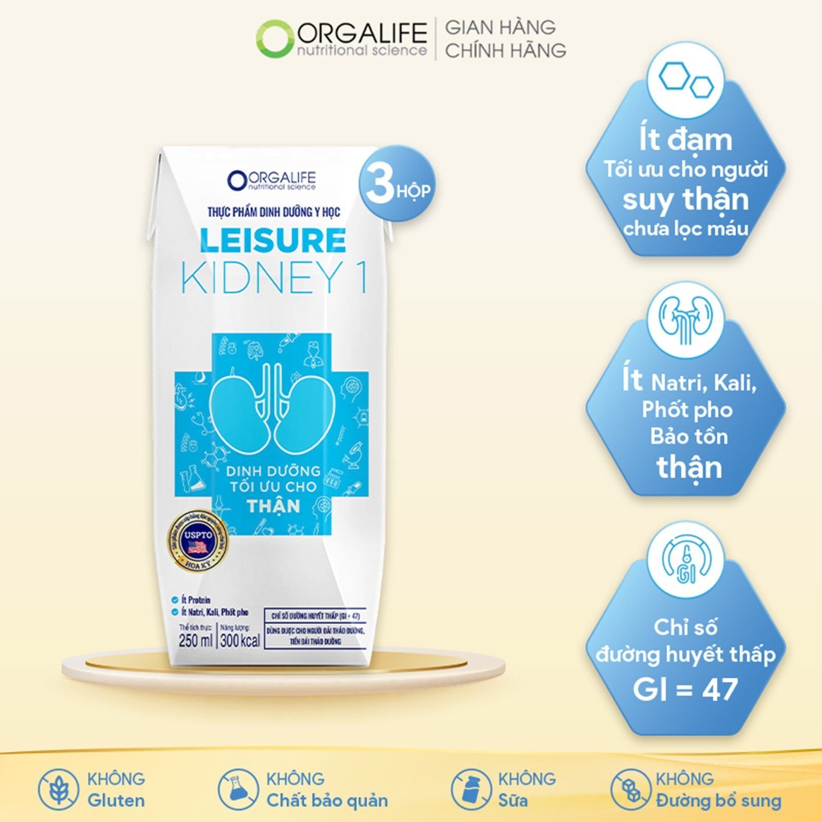 Leisure Kidney 1 Tối Ưu Cho Thận Cần Giảm Protein