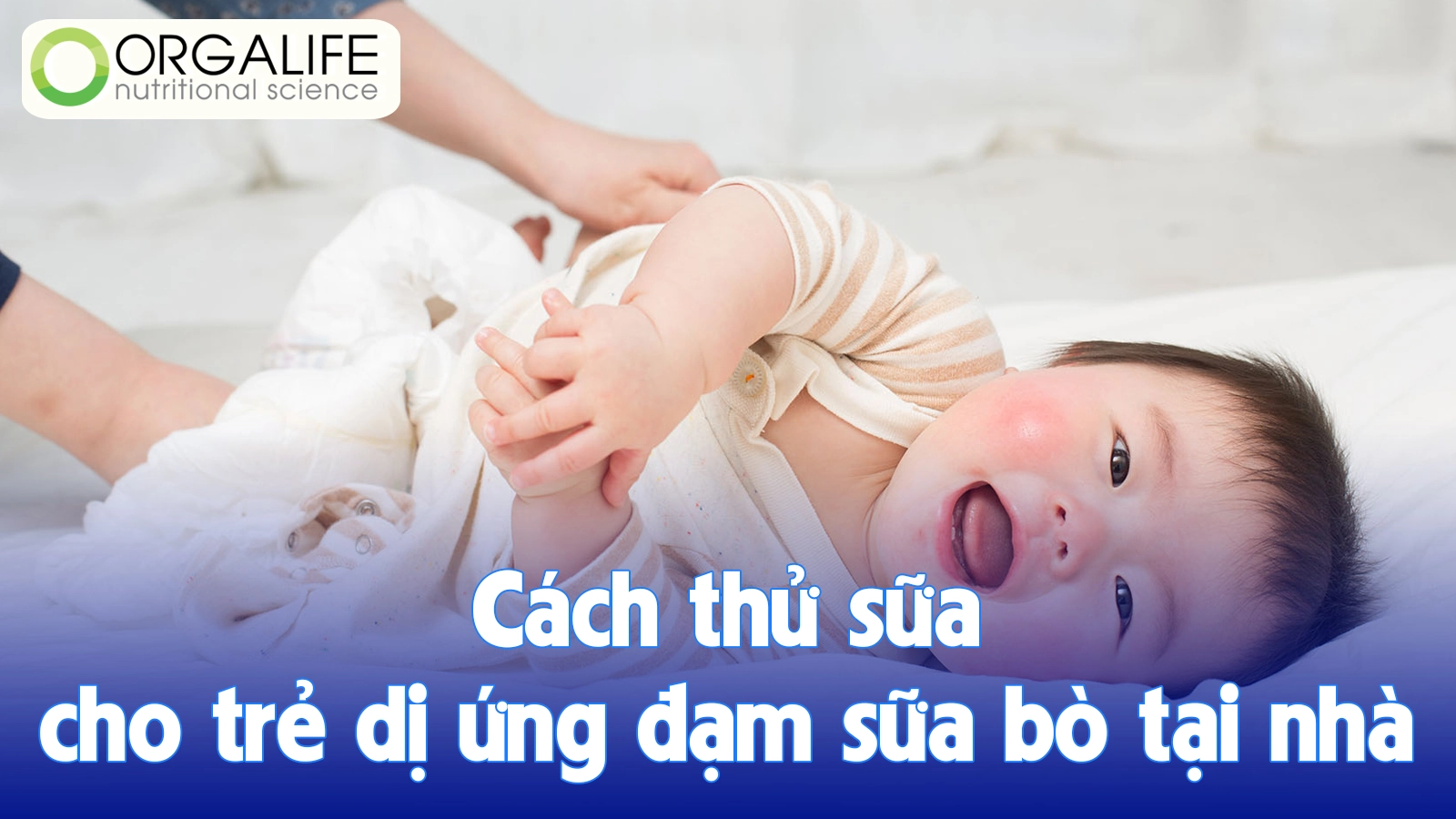 Cách thử sữa cho trẻ dị ứng đạm sữa bò tại nhà