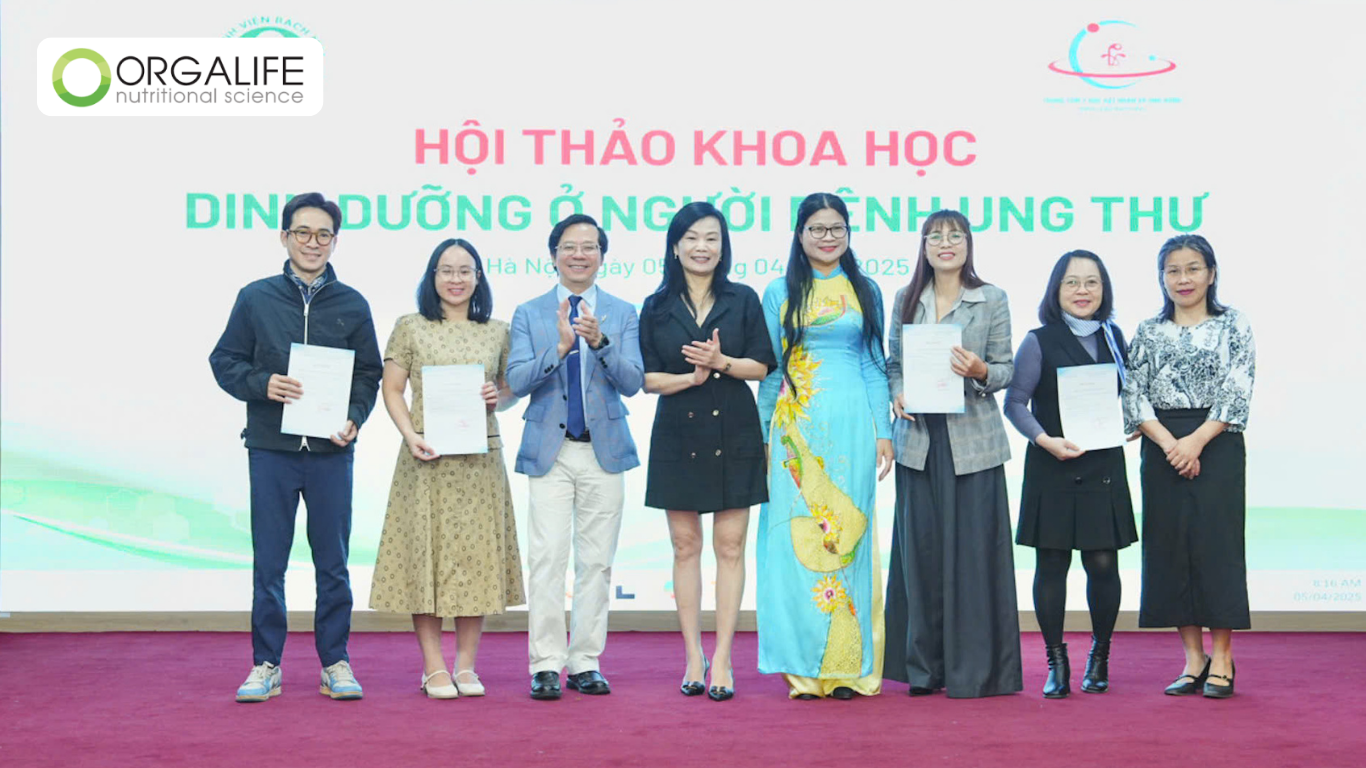 Orgalife đồng hành cùng Hội thảo khoa học “Dinh dưỡng ở người bệnh ung thư” tại Bệnh viện Bạch Mai