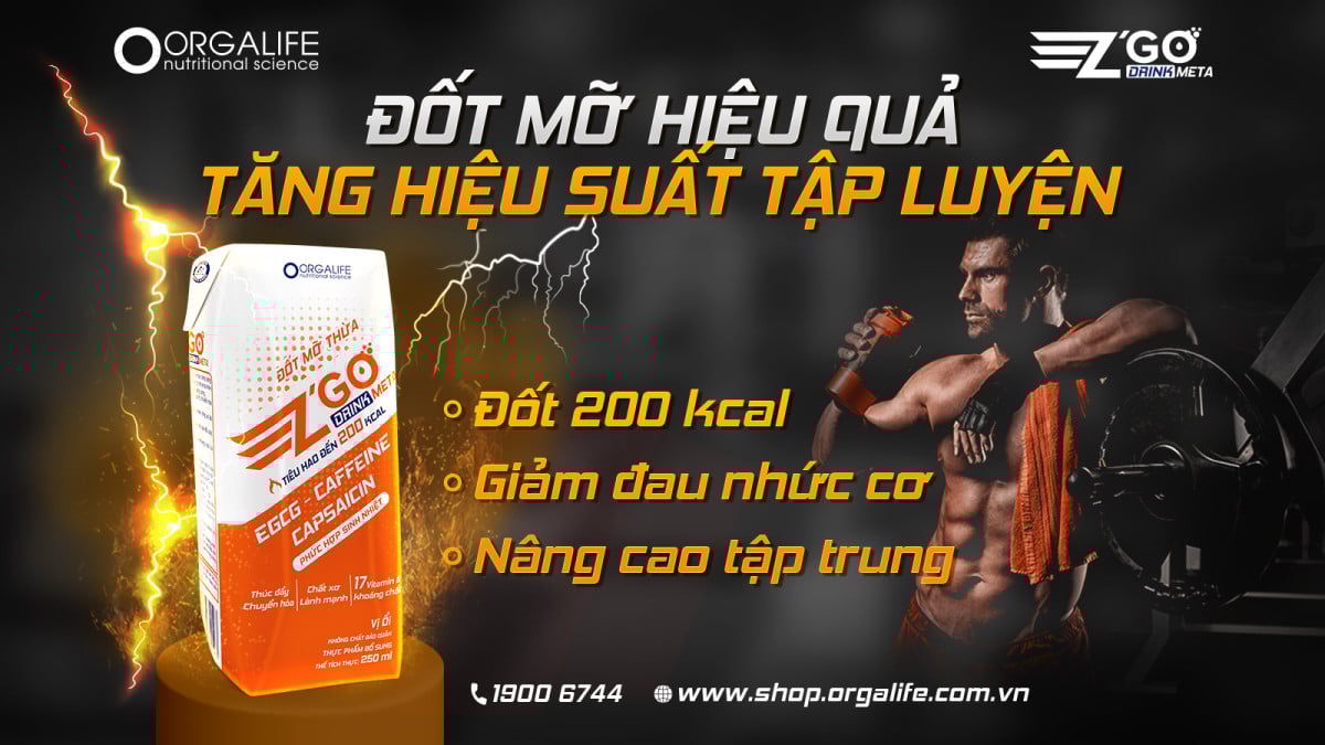 Z'go Drink - Thức uống giúp đốt mỡ hiệu quả, không cần tập quá sức