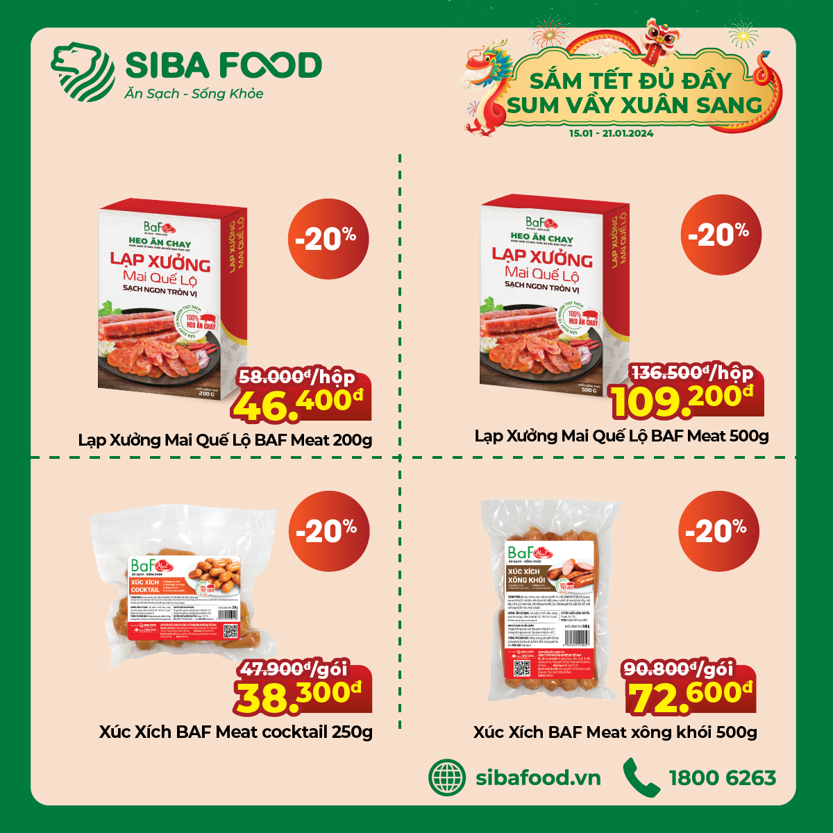 THÊM NHIỀU LỰA CHỌN VỚI KHUYẾN MÃI “SẮM TẾT ĐỦ ĐẦY - SUM VẦY XUÂN SANG” TUẦN 2