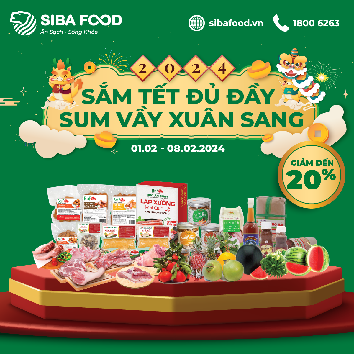 🔥 SALE HẾT NGHỈ TẾT 🔥 GIẢM ĐẾN 20% THỰC PHẨM & CÁC SẢN PHẨM TRƯNG BÀY BAN THỜ ĐẸP MẮT