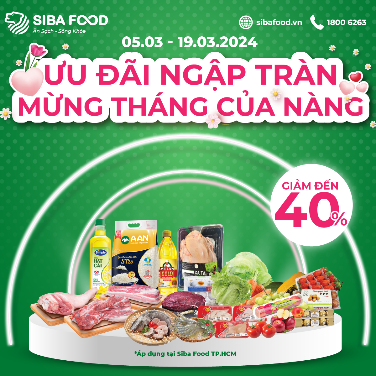 ️🎉️ ƯU ĐÃI NGẬP TRÀN MỪNG THÁNG CỦA NÀNG | GIẢM TỚI 40%