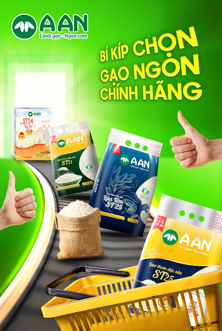 📍 NHẬN DIỆN GẠO ST25 CHUẨN