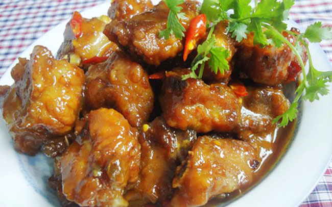 Sườn Non Sốt Me Cực Ngon Với Thịt Heo BAF