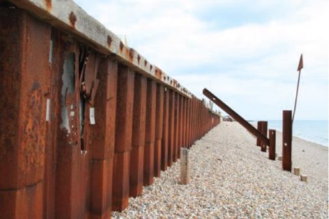 Ứng dụng Thép- Phi thép truyền thống GFRP cho công trình Biển, Đảo