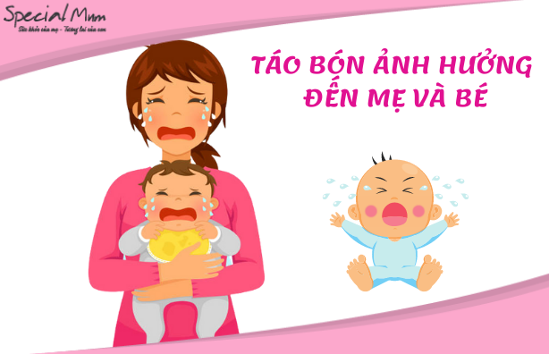 special mum ảnh hưởng của táo bón đến mẹ và bé