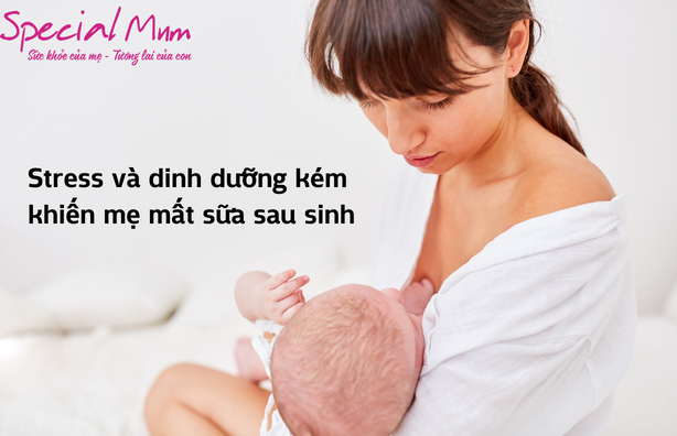 stress khiến mẹ mất sữa sau sinh | Special Mum