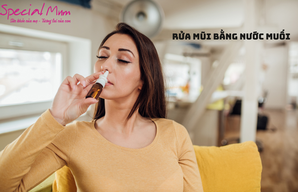 Nước muối sinh lý giảm viêm mũi | Special Mum