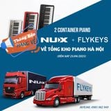 Thông báo đàn piano thương hiệu NUX & FLYKEYS về kho ngày 25/04/2025