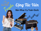 TUYỂN CỘNG TÁC VIÊN BÁN NHẠC CỤ TOÀN QUỐC