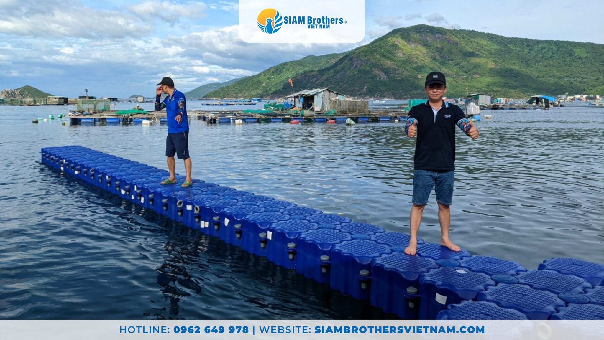 Phao HDPE của SIAM Brothers Việt Nam là giải pháp nuôi trồng bền vững