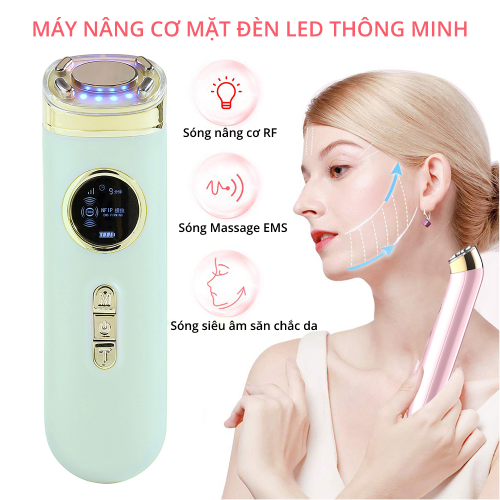 Máy trẻ hóa công nghệ RF kết hợp xung điện EMS Nhật Bản và sóng siêu âm