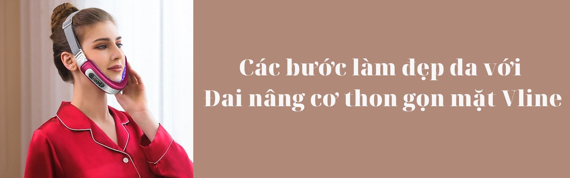 Dễ dàng sở hữu khuôn mặt Vline bằng đai nâng cơ định hình khuôn mặt