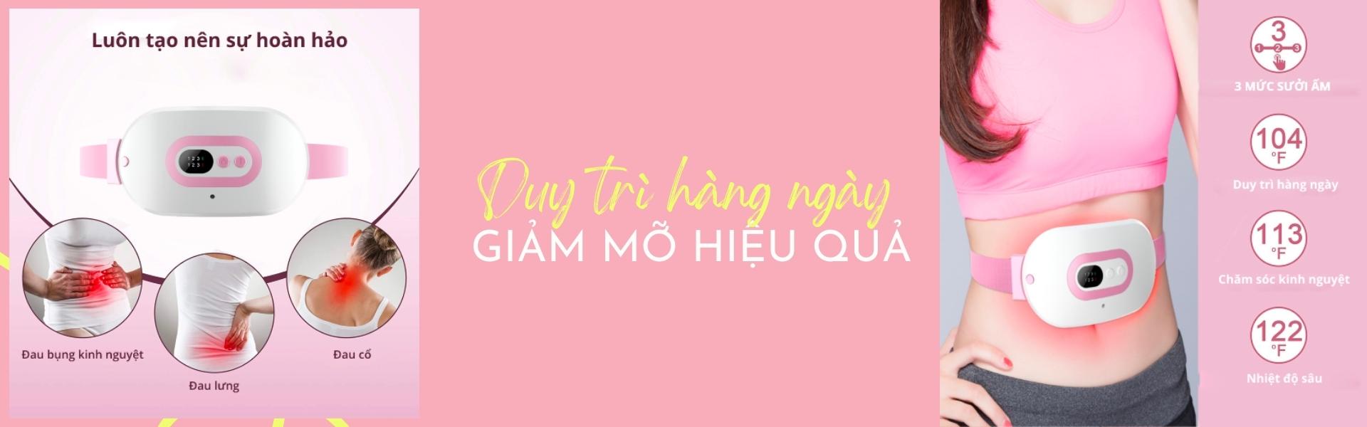 Sử dụng đai giảm béo công nghệ EMS kết hợp hồng ngoại - Super Belt