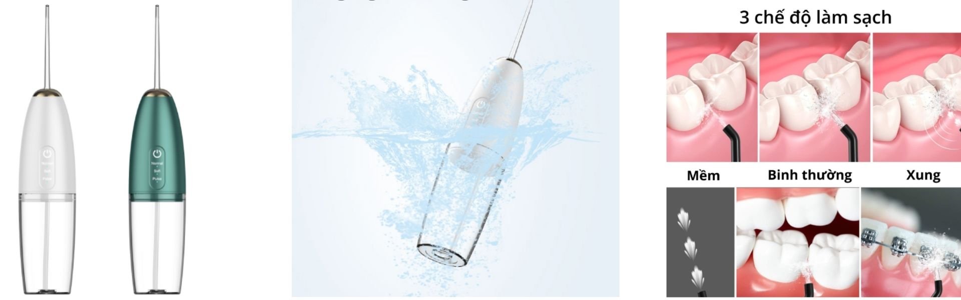 Hướng dẫn sử dụng Máy tăm nước nha khoa cao cấp kháng nước IPX7 - Clean Pro