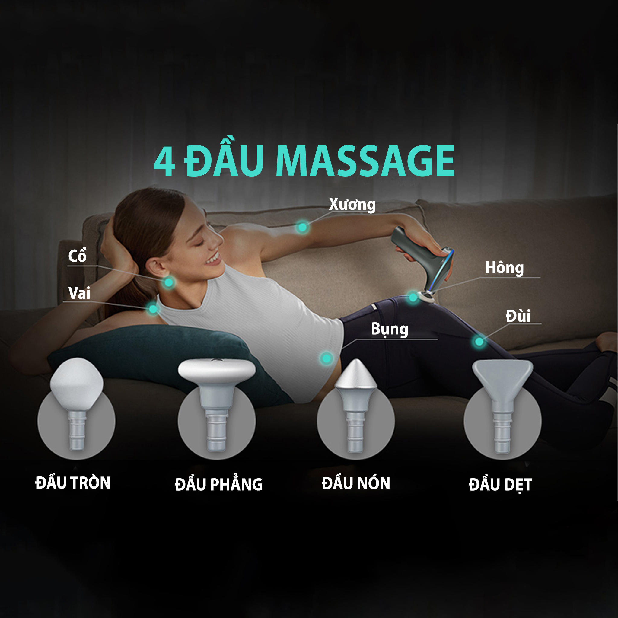 Súng massage SKG F7-E KATA