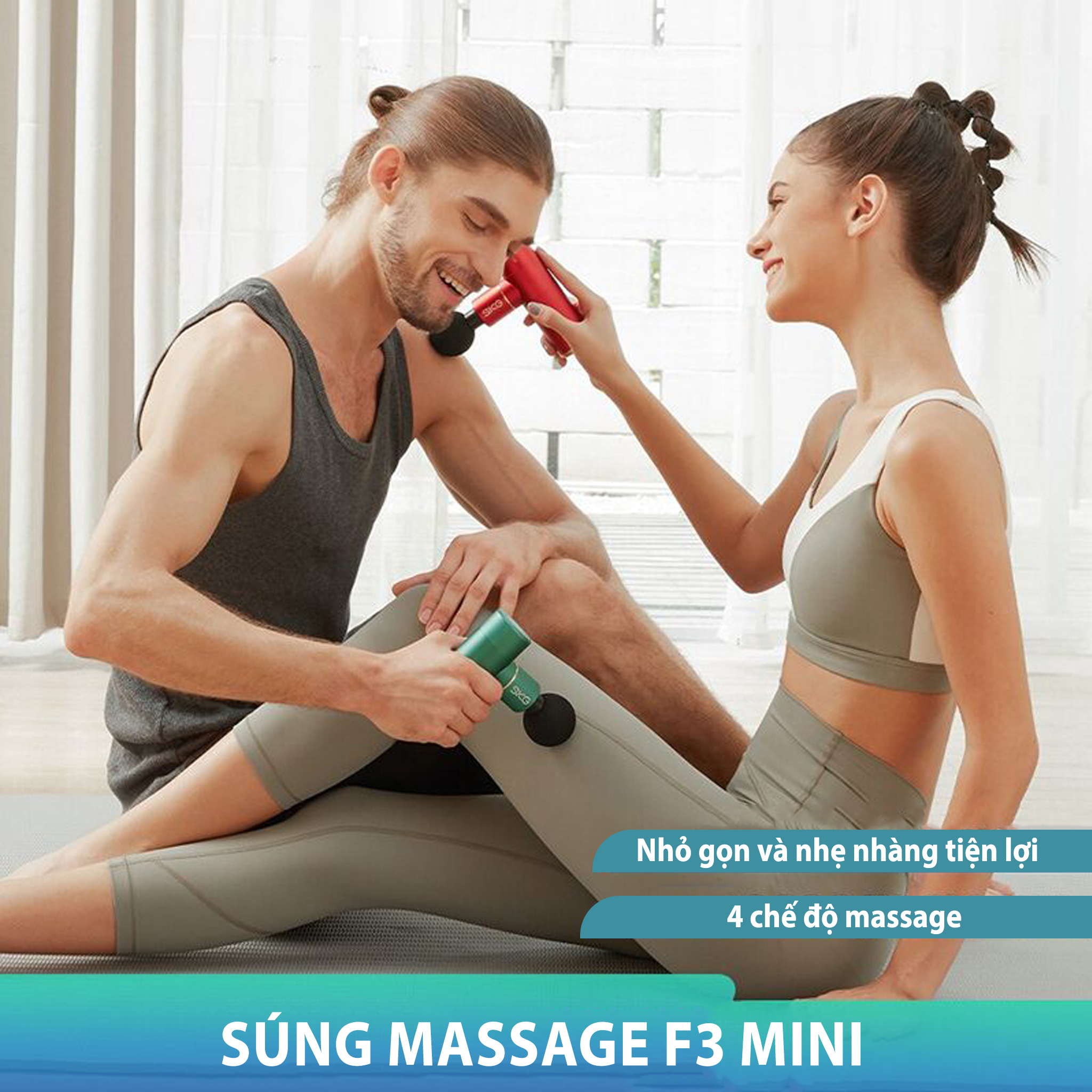 Súng massage body mini F3 - EN SKG KATA