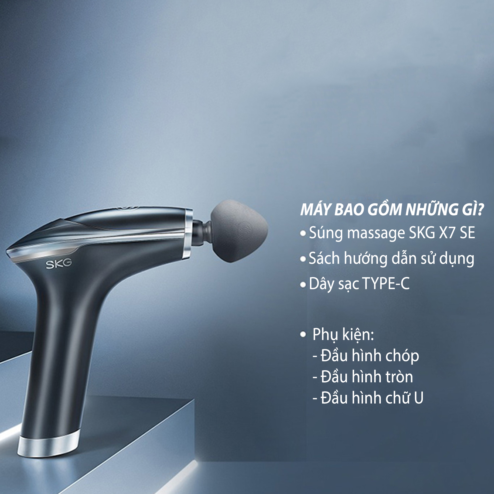 Máy massage Gun SKG X7 KATA