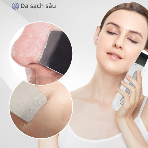 Máy sủi da tẩy tế bào chết 4 chế độ bằng sóng EMS - Master Face