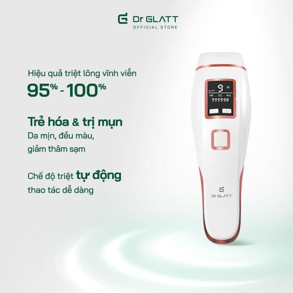 Máy triệt lông và trẻ hóa da IPL PRO DrGlatt