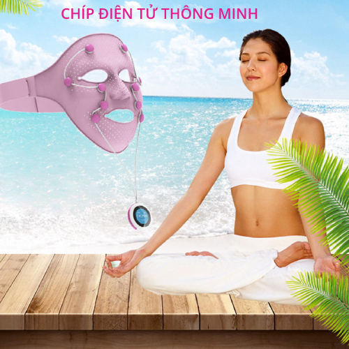 Mặt nạ nâng cơ 3D Massage 360 độ trị mụn Công nghệ EMS độc quyền - VLINE MASK