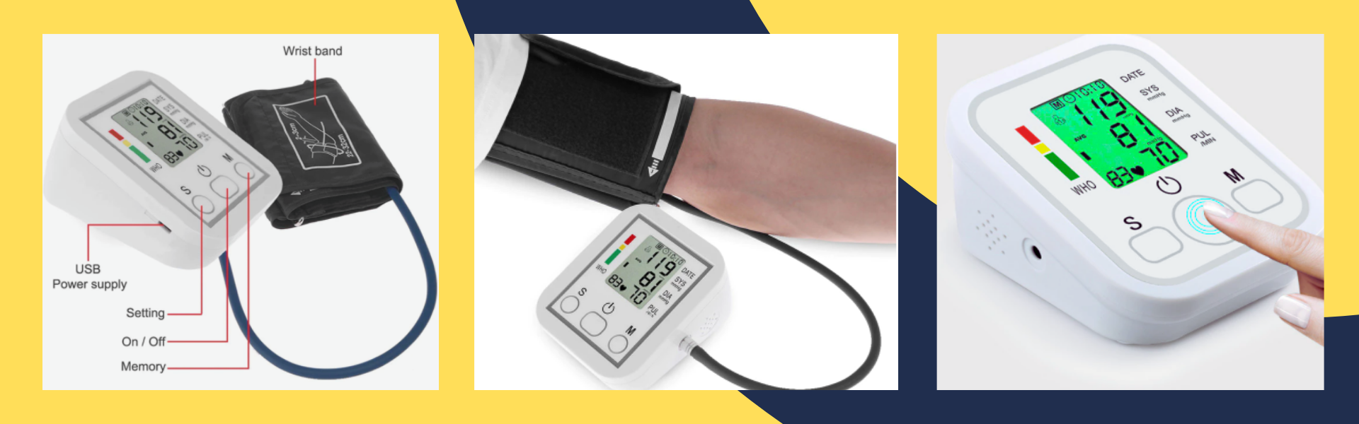 Đồng hồ đo huyết áp kỹ thuật số Tonometer
