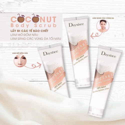 Tẩy tế bào chết dừa tươi vỏ hạnh nhân và 10 thảo dược quý - COCONUT BODY SCRUB