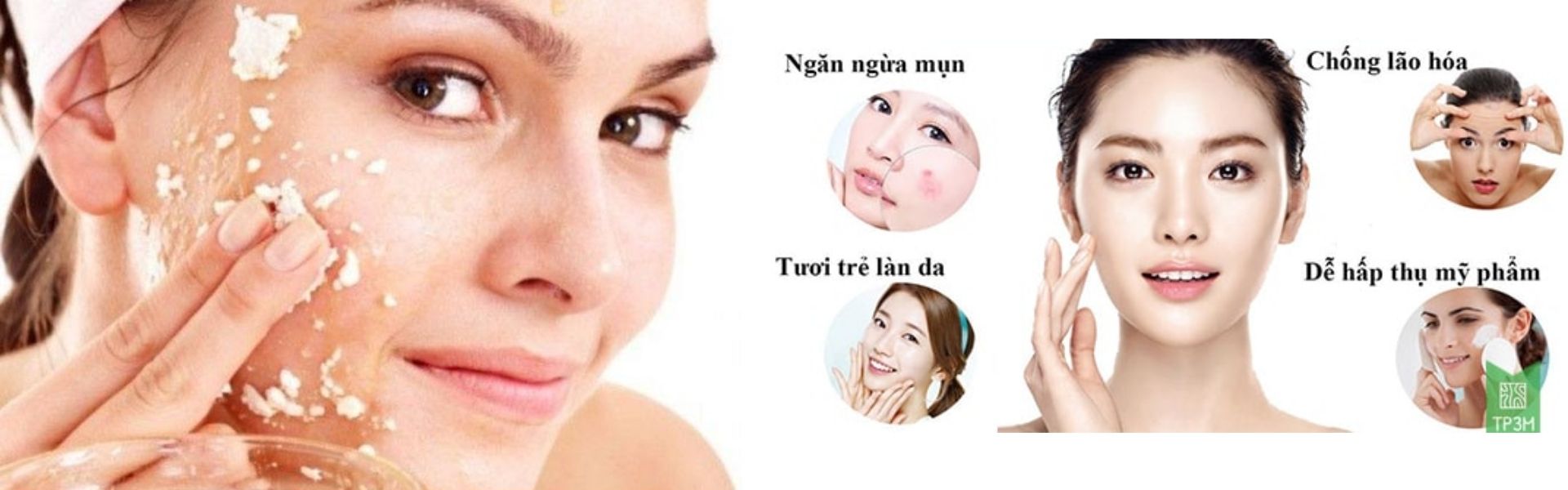 Tẩy tế bào chết dành cho da mặt dầu mụn hiệu quả