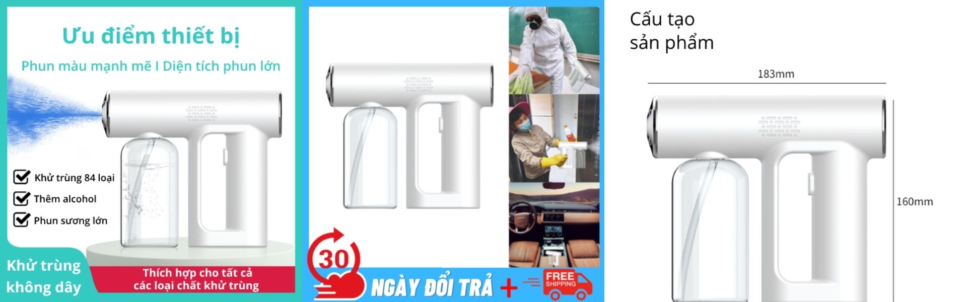 Hướng dẫn sử dụng Máy phun nano kết hợp UV diệt virus, vi khuẩn, công suất cao - Nano Spray