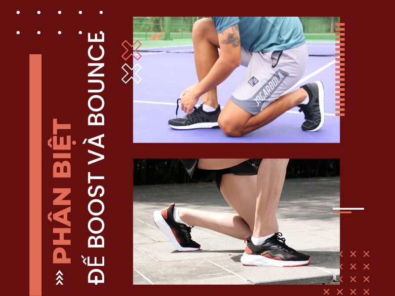 Đệm Boost và Bounce là gì? Công dụng của lớp đệm đế với giày chạy bộ.
