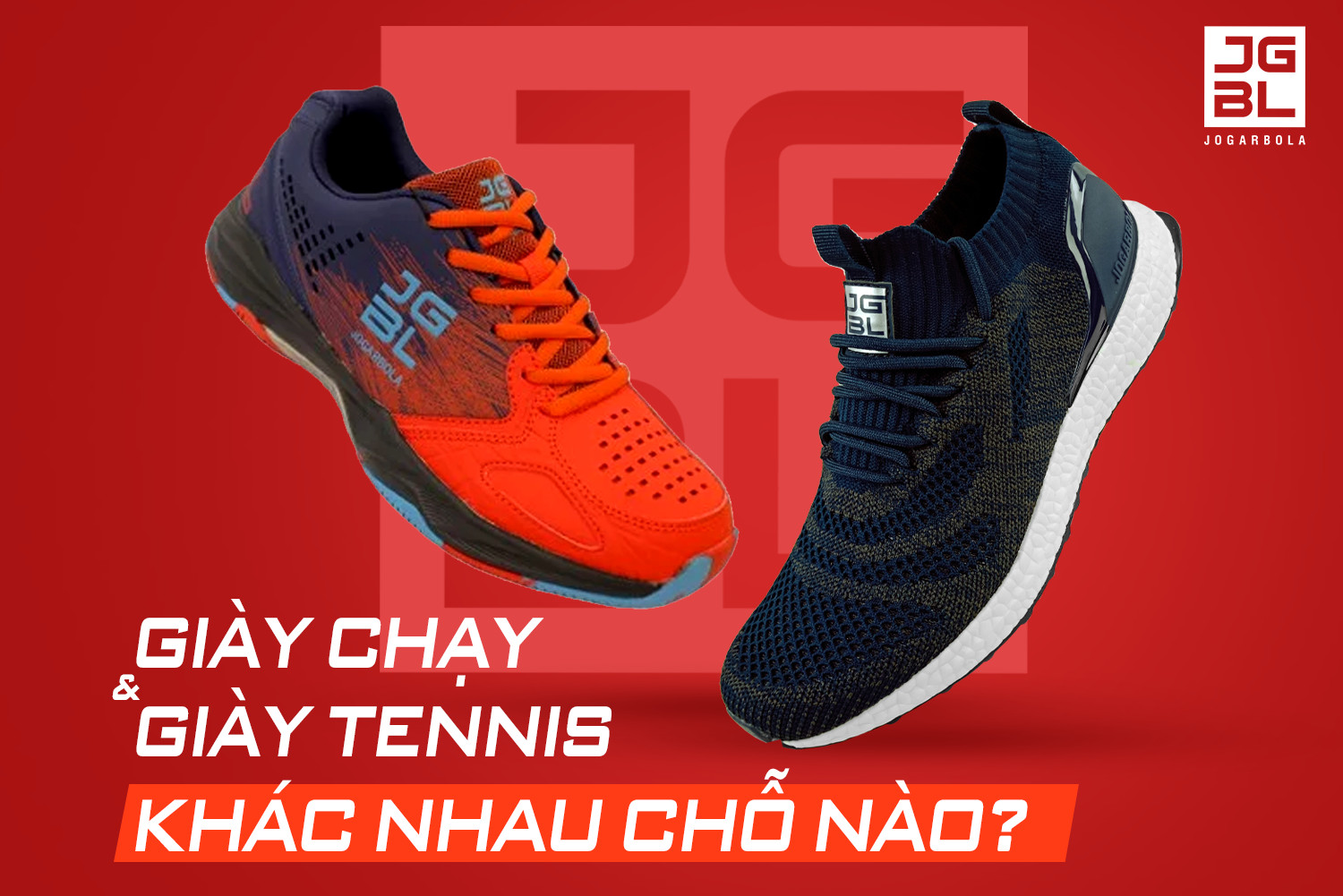 Giày chạy thể thao và giày tennis khác nhau chỗ nào?