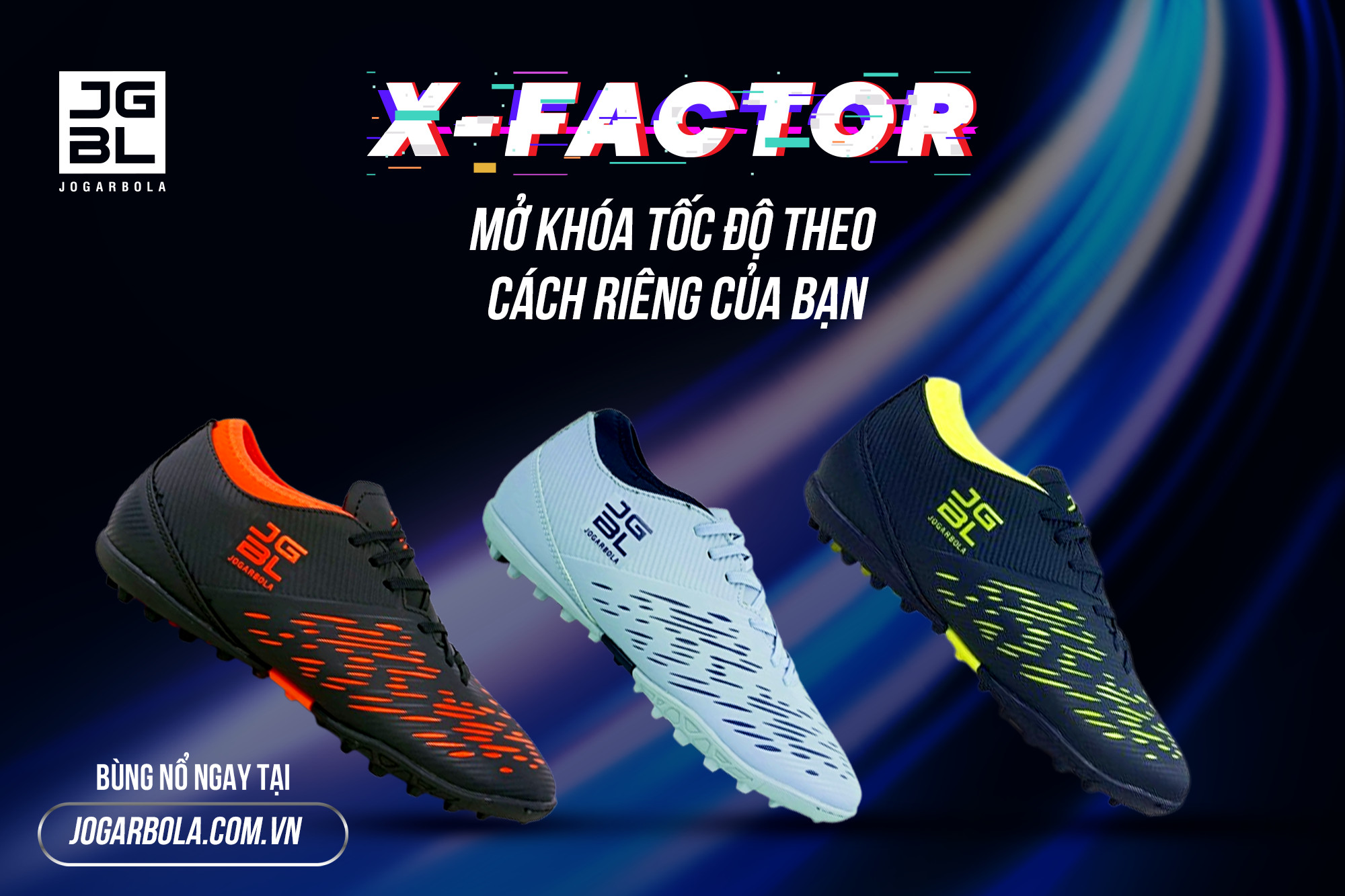 Giày đá bóng Jogarbola X-Factor  - Siêu phẩm trở lại