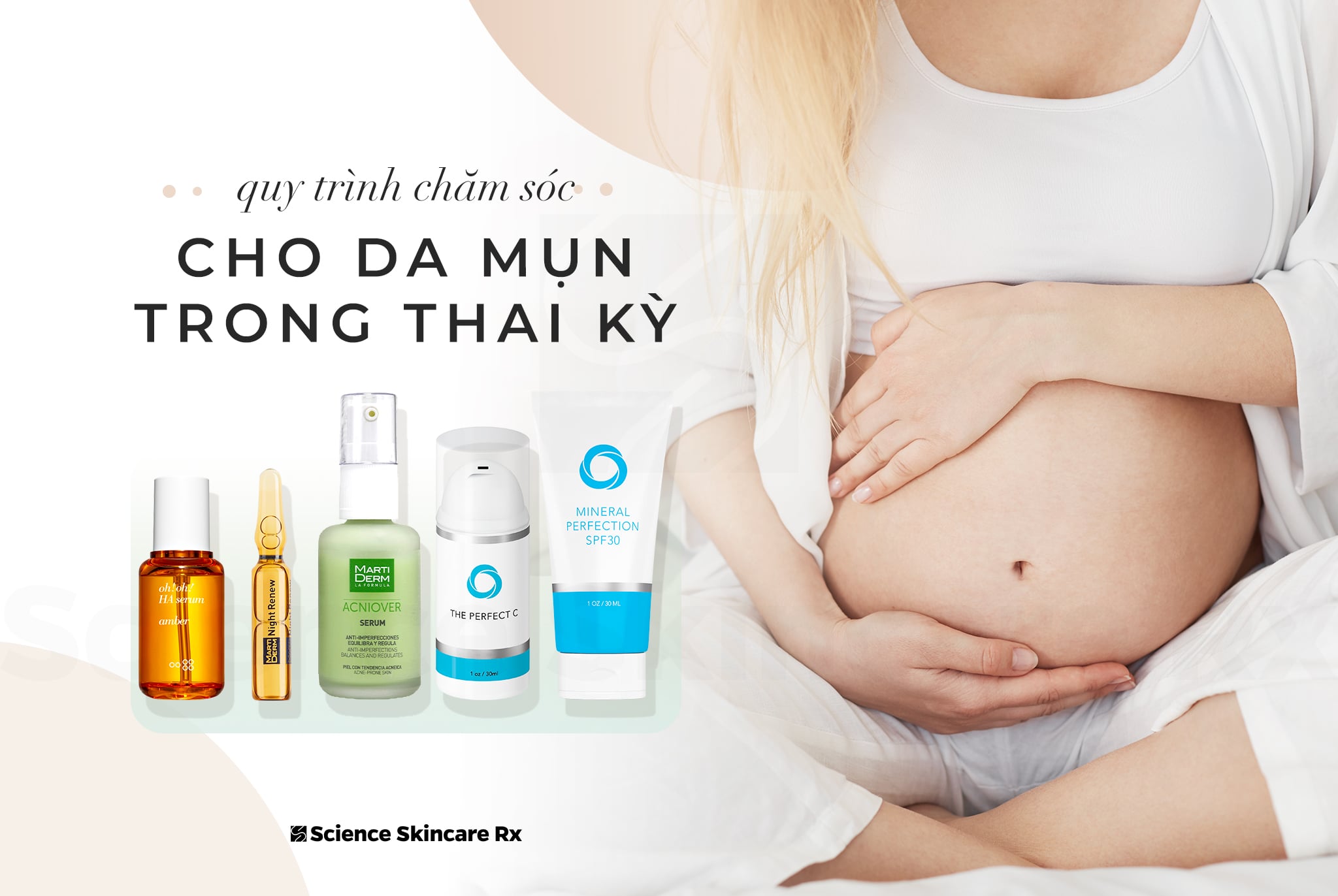 Quy trình chăm sóc cho da mụn trong thai kỳ