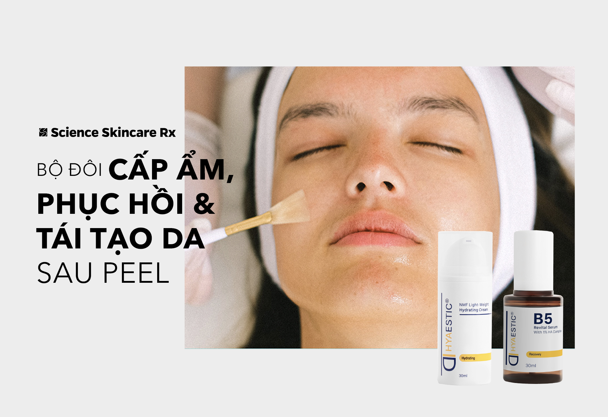 HIỂU ĐÚNG VỀ YẾU TỐ DƯỠNG ẨM ĐỂ PHỤC HỒI DA SAU PEEL