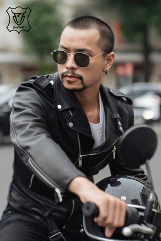 Áo khoác da nam biker phối cùng quần gì? Áo gì đẳng cấp nhất?
