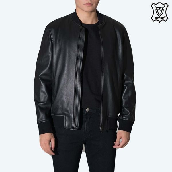 Áo da nam xịn Bomber thịnh hành nhất 2022