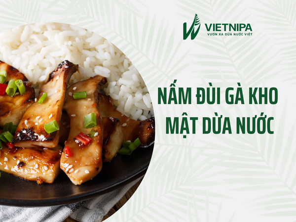 Nấm Đùi Gà Kho Mật Dừa Nước