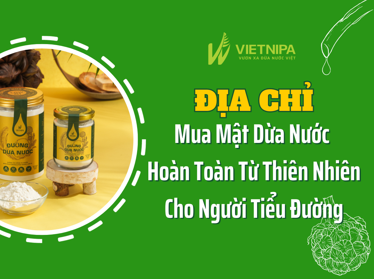 Địa Chỉ Mua Mật Dừa Nước Hoàn Toàn Từ Thiên Nhiên Cho Bệnh Nhân Tiểu Đường