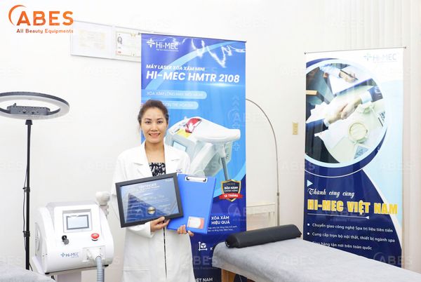 BÀN GIAO MÁY LASER MINI Hi-MEC HMTR-2108  ĐẾN CÁC CƠ SỞ THẨM MỸ TẠI TP.HCM