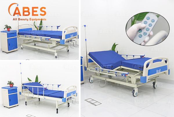 So Sánh Giường Bệnh Nhân Tay Quay Và Giường Bệnh Nhân Chỉnh Điện Hi-MEC