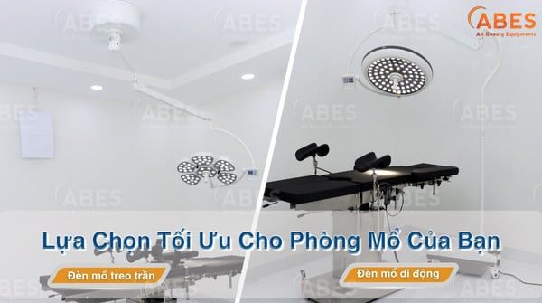 Đèn Mổ Treo Trần - Đèn Mổ Di Động: Đâu Là Lựa Chọn Tối Ưu Cho Phòng Mổ Của Bạn?