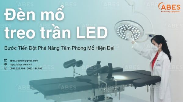 Đèn Mổ Treo Trần LED - Bước Tiến Đột Phá Nâng Tầm Phòng Mổ Hiện Đại
