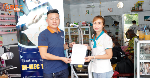 Bàn giao Máy Laser đứng Hi-MEC HMTR-2150 tại An Giang