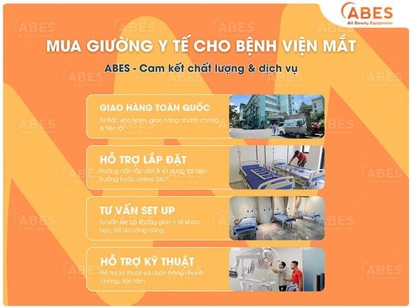 Bàn Giao Giường Y Tế Cho Bệnh Viện Mắt Quốc Tế Hồng Sơn