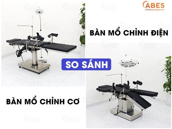 So Sánh Bàn Mổ Cơ Và Bàn Mổ Điện: Đâu Là Lựa Chọn Phù Hợp ?